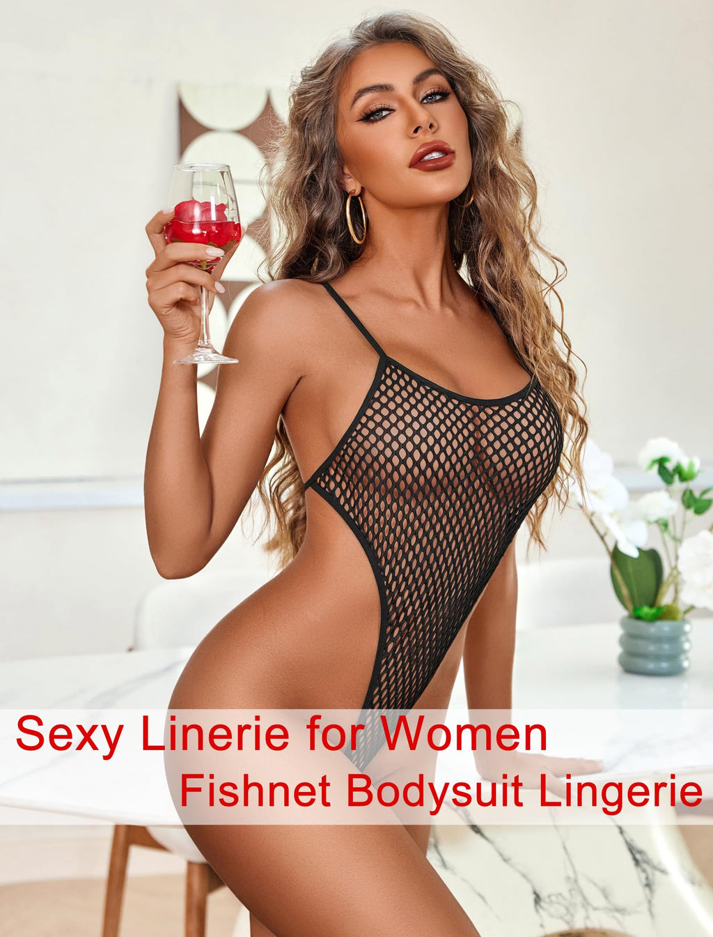 Sisu Couture's Avidlove Sexy Lingerie Fishnet Bodysuit One Piece Teddy Lingerie - image 18