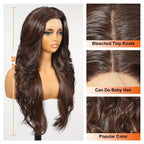 Sisu Couture's Kome Brown Layered Wave 13x4 Synthetic Lace Front Wig - image 5