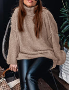 Sisu Couture's Prettygarden Turtleneck Long Sleeve Oversized Sweaters - image 15