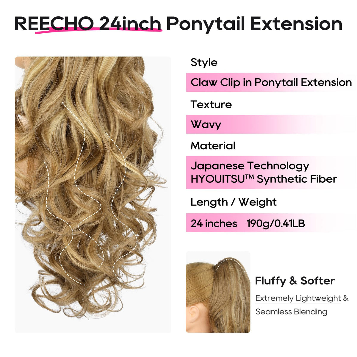 Sisu Couture's Reecho Ponytail Extension - image 14