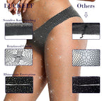 Sisu Couture's Luckelf Sexy High Waist Tights Sparkle Rhinestone Fishnets Party - image 14