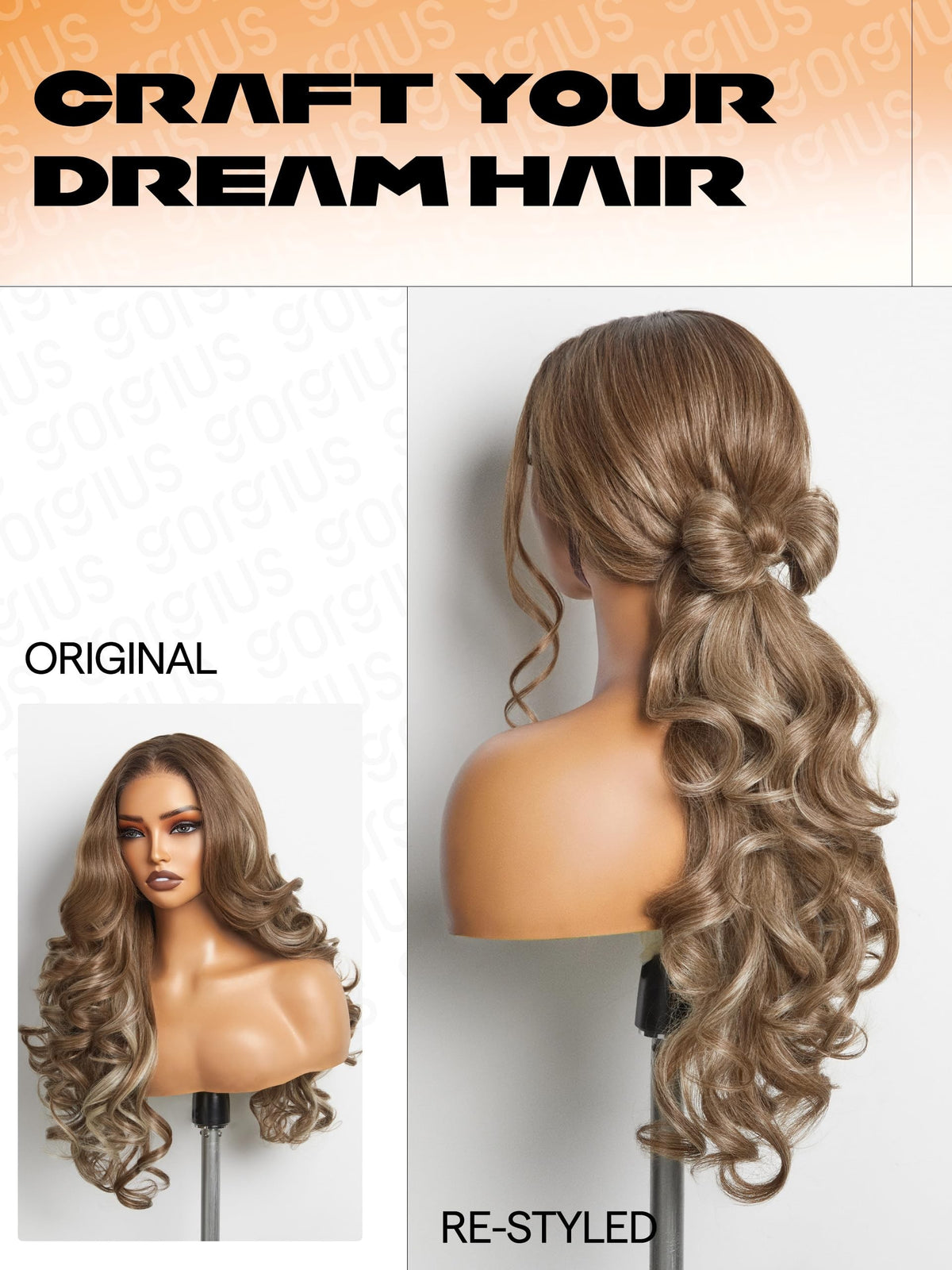 Sisu Couture's Gorgius Glueless Loose Body Wave Lace Front Wigs Blonde - image 5