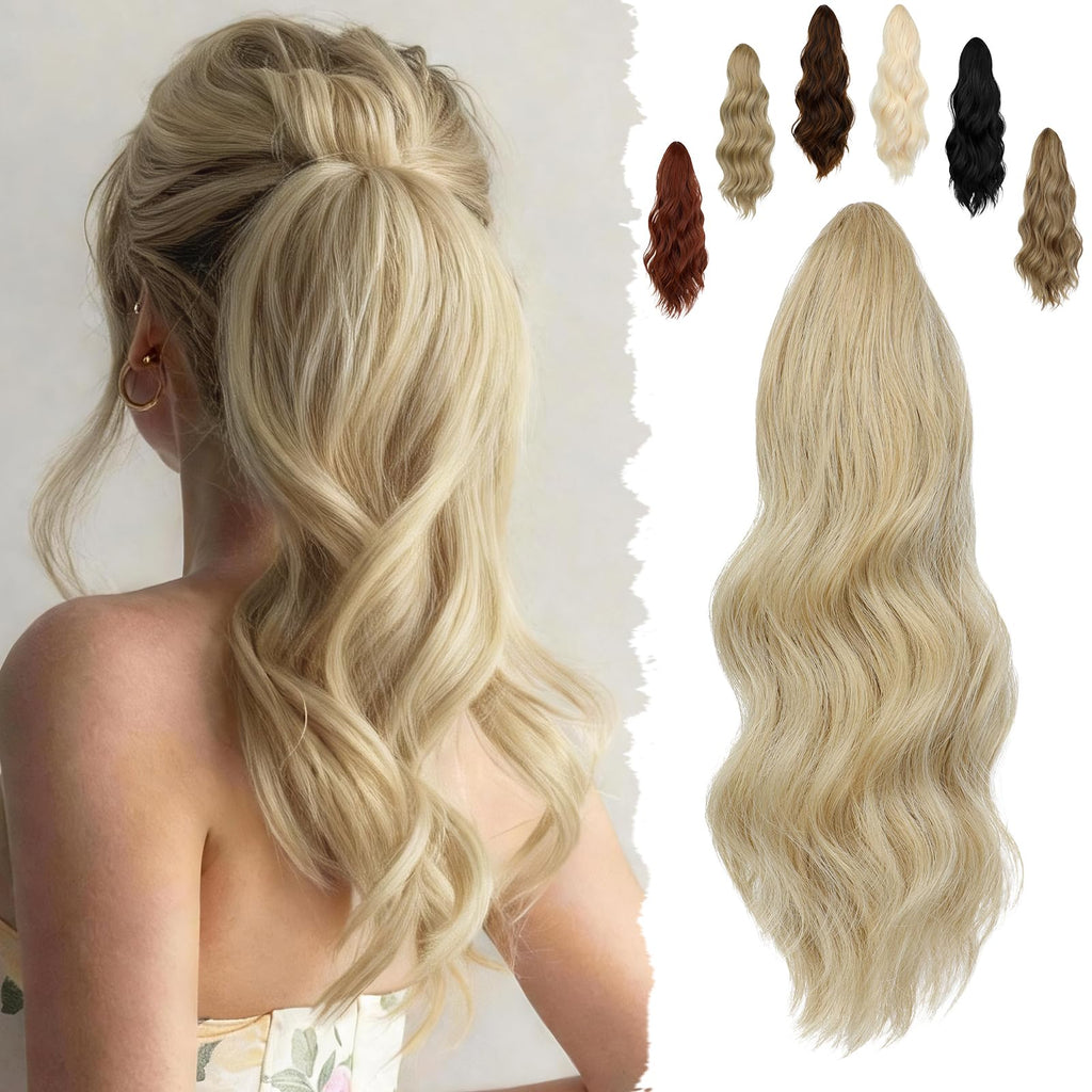 Sisu Couture's Felendy 16" Ponytail Extension Long Curly Wavy Ponytails Clip - image 24