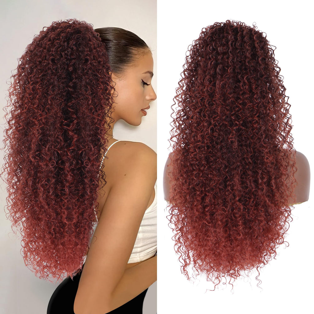 Sisu Couture's Alebery 27 Inch Drawstring Ponytail Extension For Black Deep - image 22