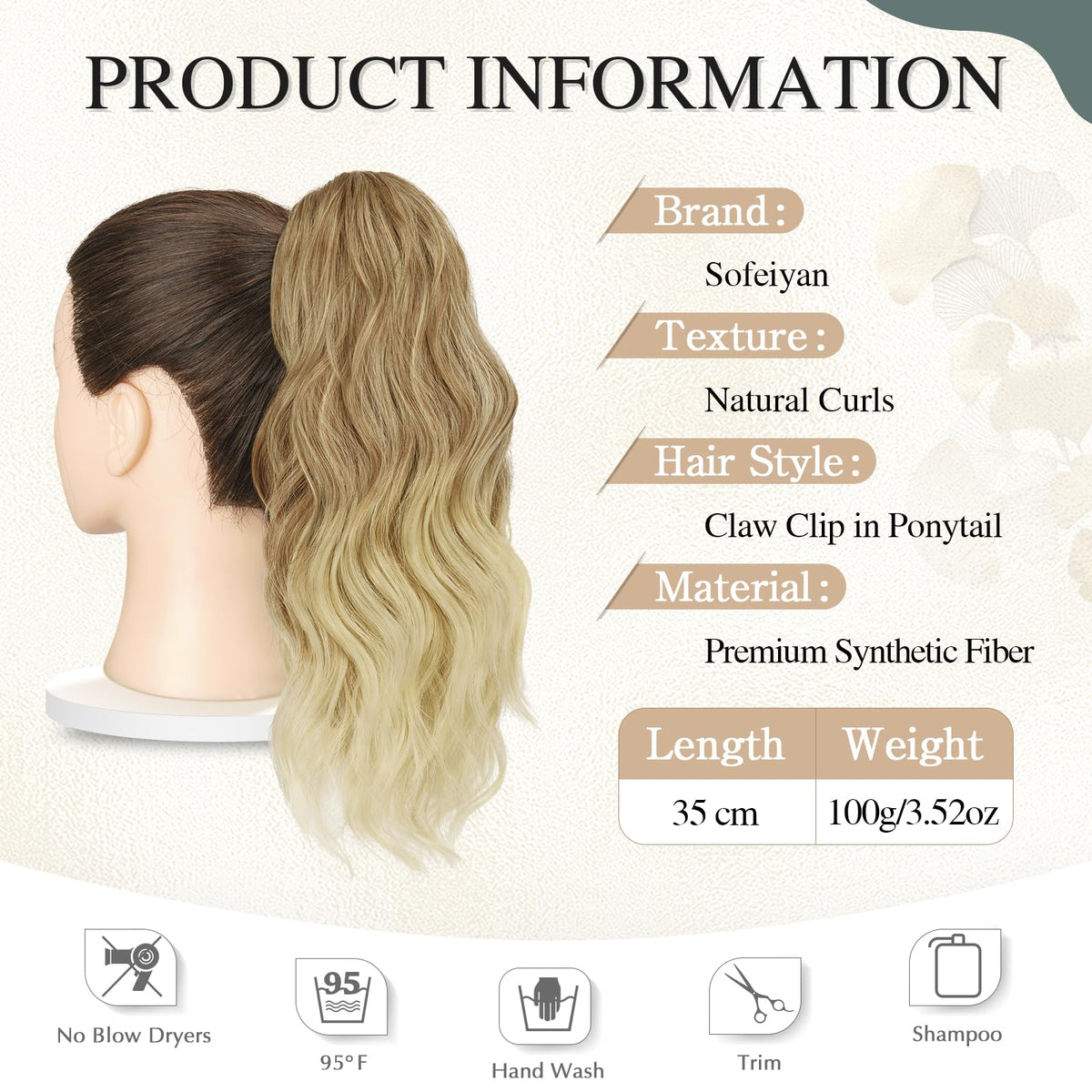Sisu Couture's Sofeiyan 14" Ponytail Extension - image 14
