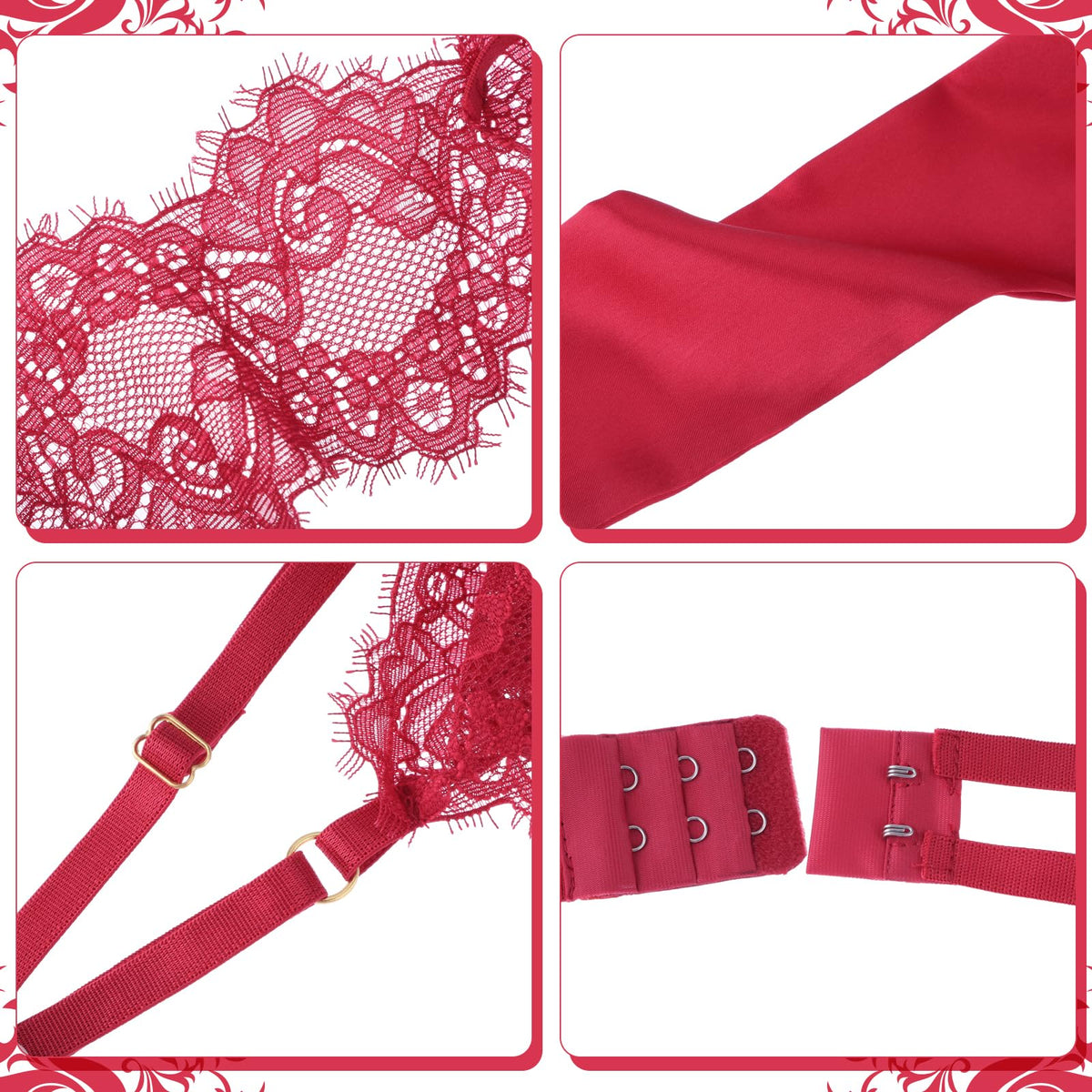Sisu Couture's Lingerie Set Unwrap Me Bow Tie Lingerie Lace Smooth - image 16