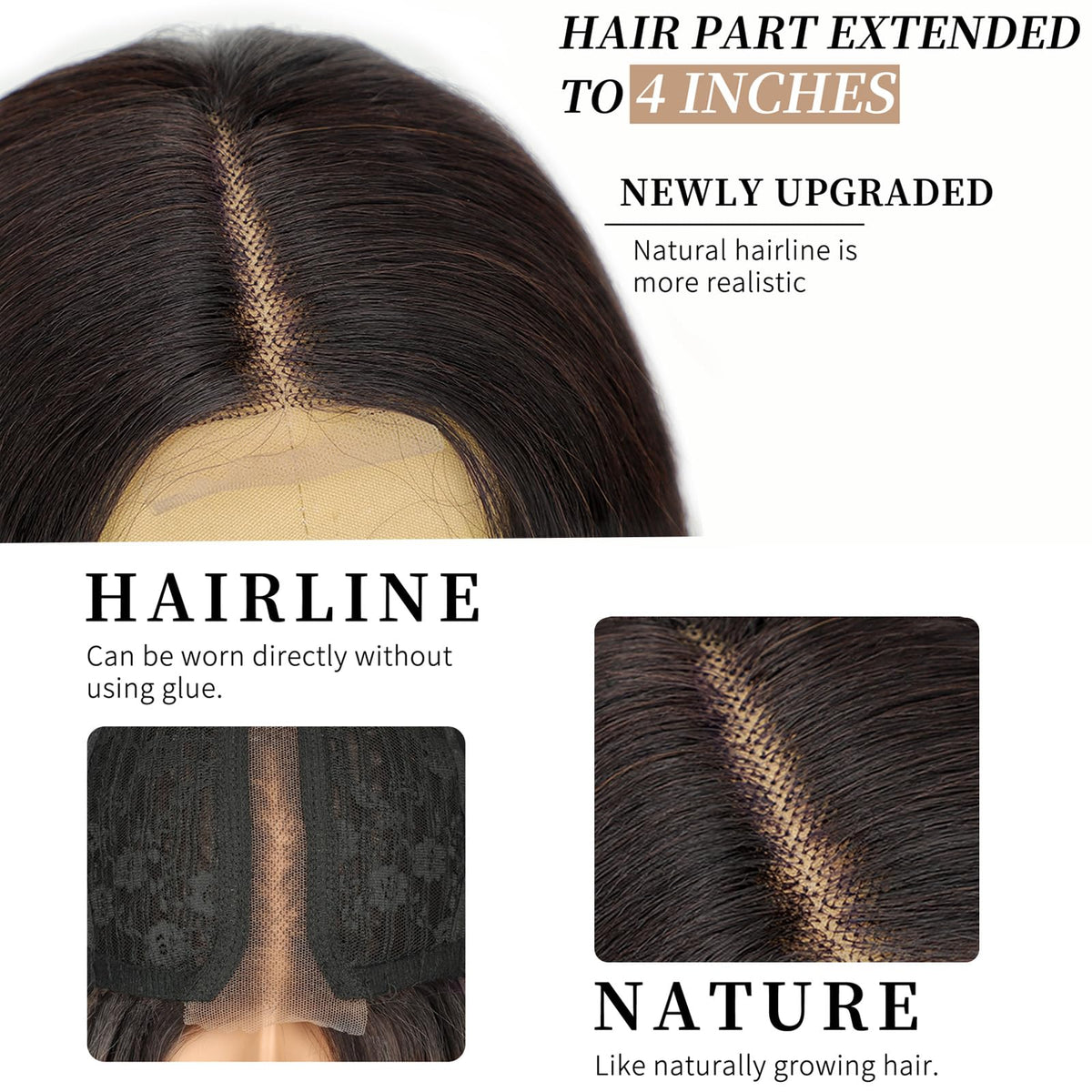 Sisu Couture's Aisi Hair Brown Highlight Wig - image 16