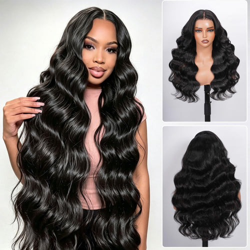 Sisu Couture's 13x6 Lace Front Wigs Human Hair Body Wave Human - image 2