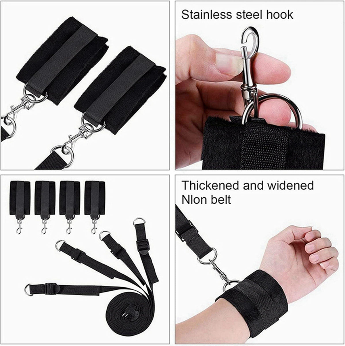 Sisu Couture's Sexy Restraints in Bed Bondaged Sex Accessories Bdsm Toys - image 16