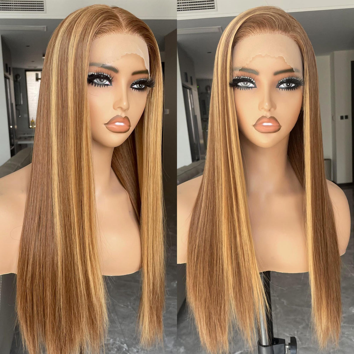 Sisu Couture's Bll Honey Blonde Wig 13x4 Synthetic Lace Front Straight - image 14