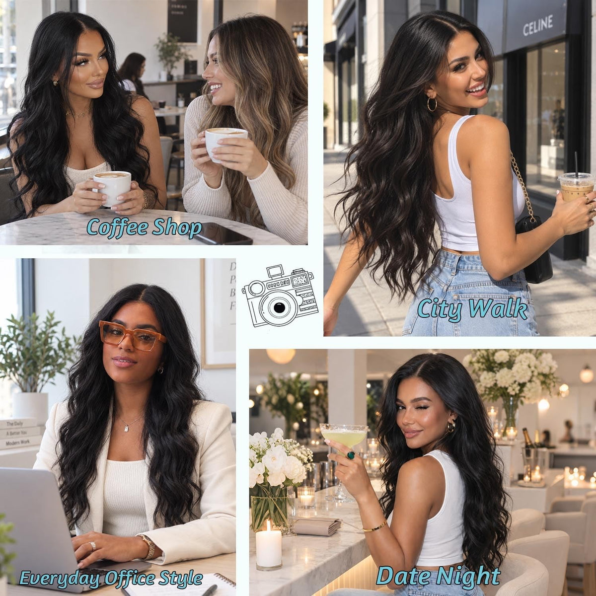 Sisu Couture's Aisi Hair Black Wig - image 4