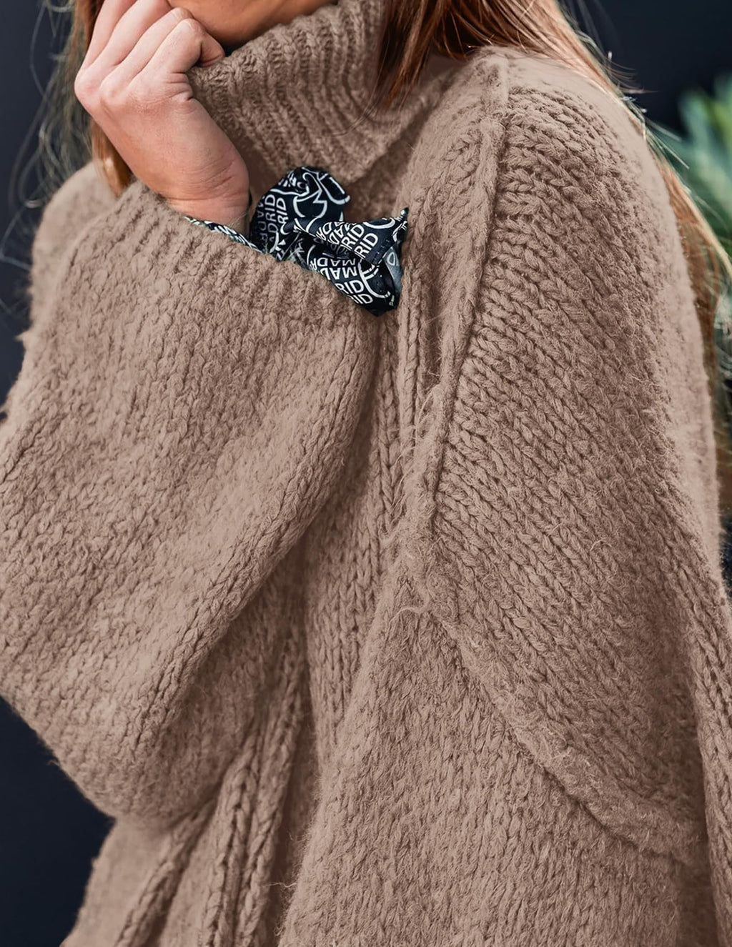 Sisu Couture's Prettygarden Turtleneck Long Sleeve Oversized Sweaters - image 6