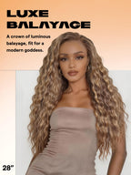 Sisu Couture's Gorgius Water Wave Lace Front Boho Wig Fiber Blend - image 10
