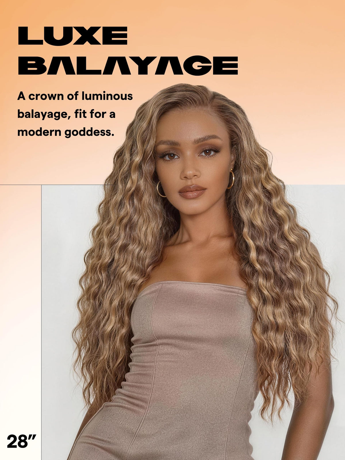 Sisu Couture's Gorgius Water Wave Lace Front Boho Wig Fiber Blend - image 4
