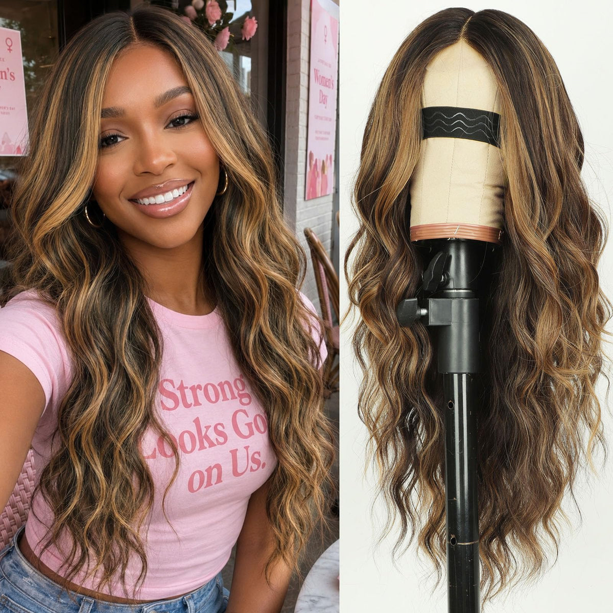 Sisu Couture's Aisi Hair Brown Highlights Wig - image 1