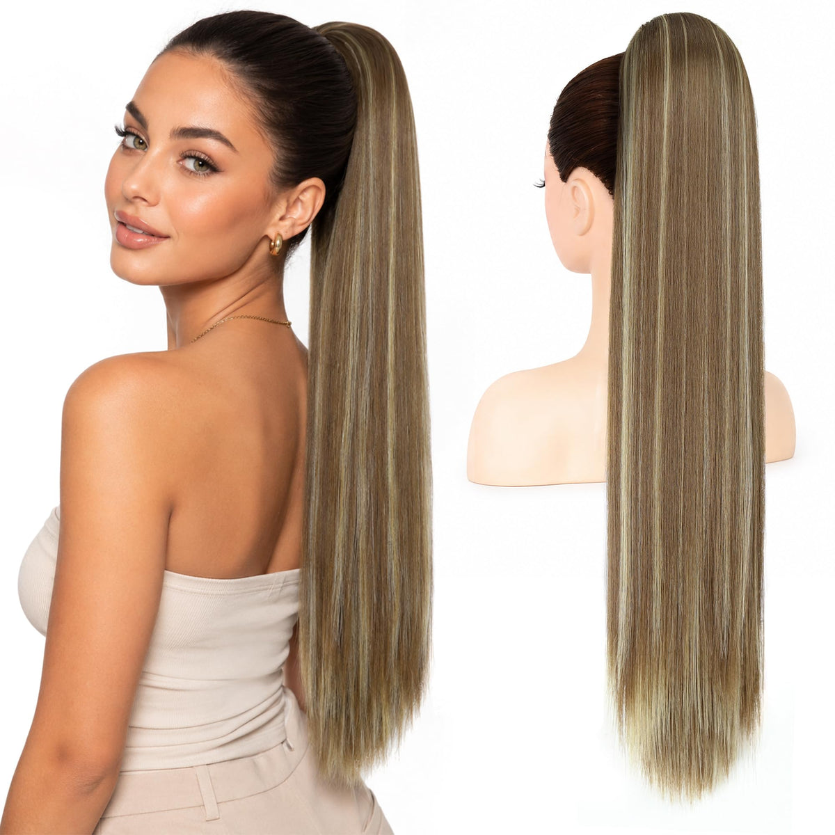 Sisu Couture's 26 Inch Black Ponytail Extension - image 24