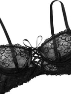 Sisu Couture's Lilosy Sexy Lingerie Outfit Set 3 Piece With Garter - image 16