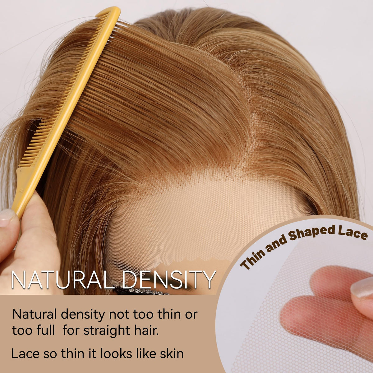 Sisu Couture's Bll Honey Blonde Wig 13x4 Synthetic Lace Front Straight - image 16