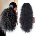 Sisu Couture's Alebery 27 Inch Drawstring Ponytail Extension For Black Deep - image 1