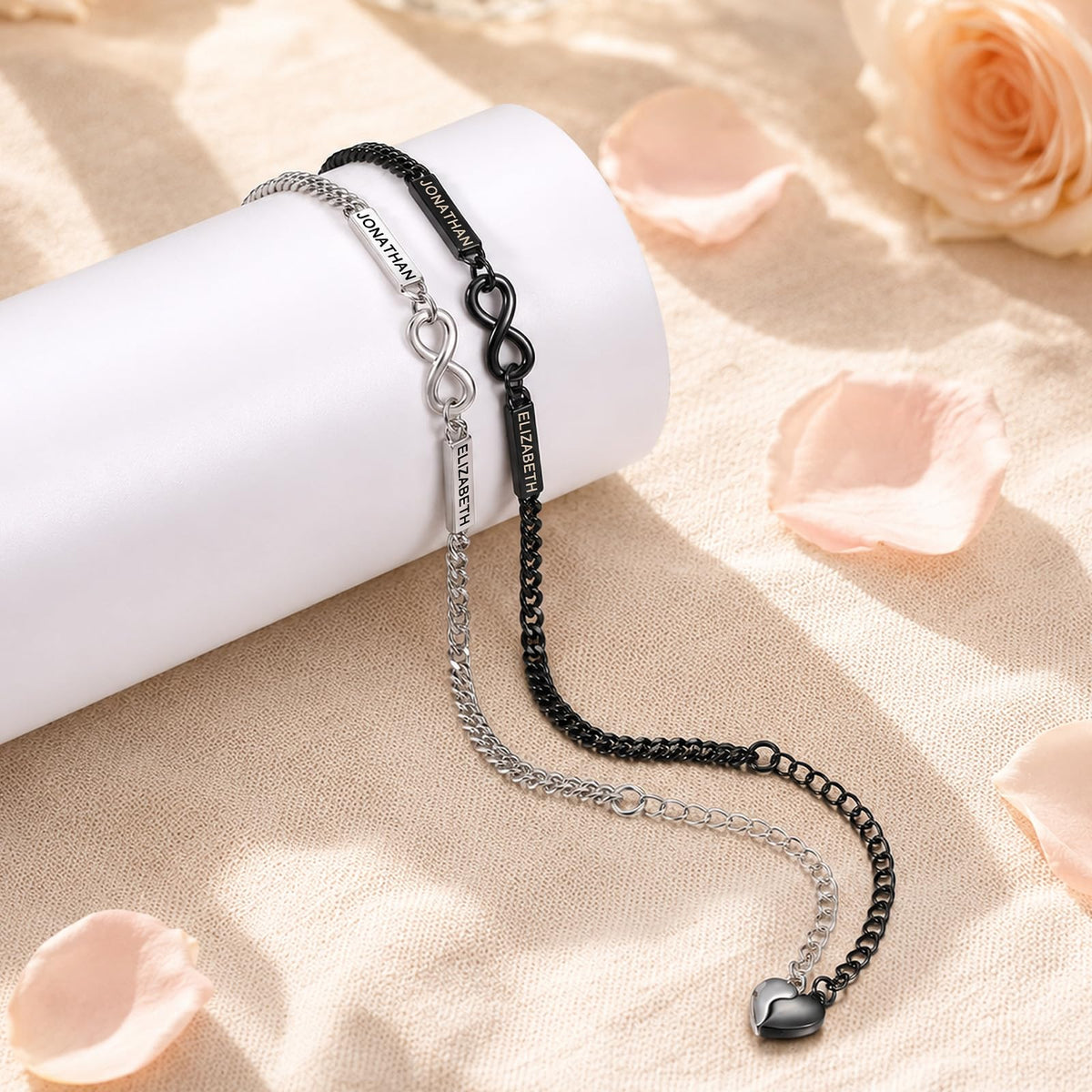 Sisu Couture's Personalized Name Infinity Matching Bracelets For Couples - image 13