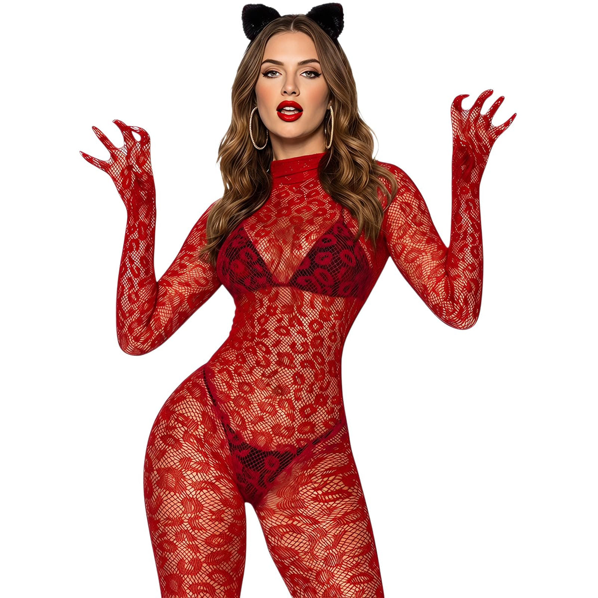 Sisu Couture's Fishnet Bodysuit - image 19