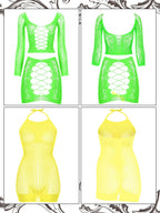 Sisu Couture's Geyoga 12 Pcs Fishnet Mesh Lingerie Bodysuits - image 12