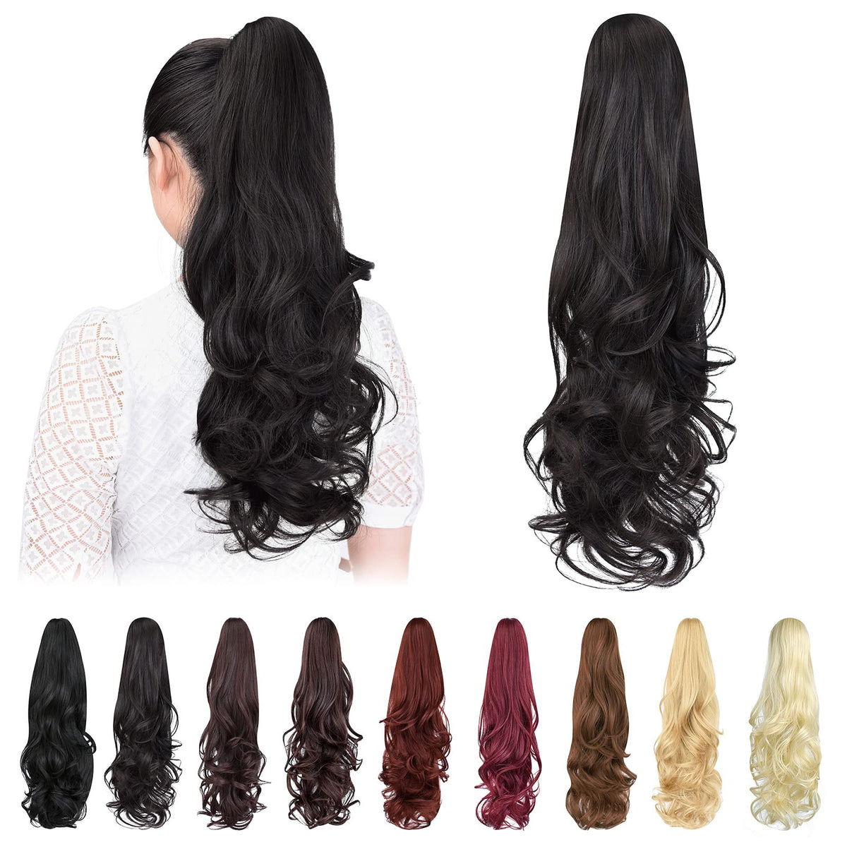 Sisu Couture's Claw Clip Ponytail Extension - image 24
