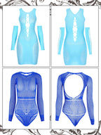 Sisu Couture's Geyoga 12 Pcs Fishnet Mesh Lingerie Bodysuits - image 15