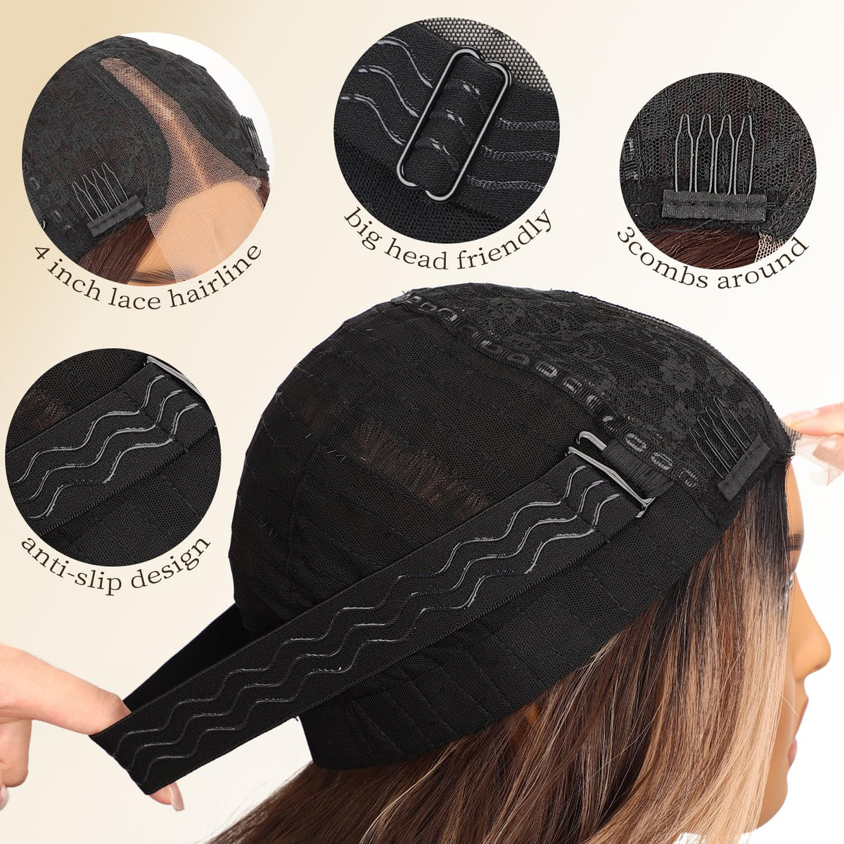 Sisu Couture's Aisi Hair Brown Highlights Wig - image 16
