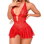 Sisu Couture's Sexy Lingerie Lace Bodysuit One Piece Teddy Mini Babydoll - image 18