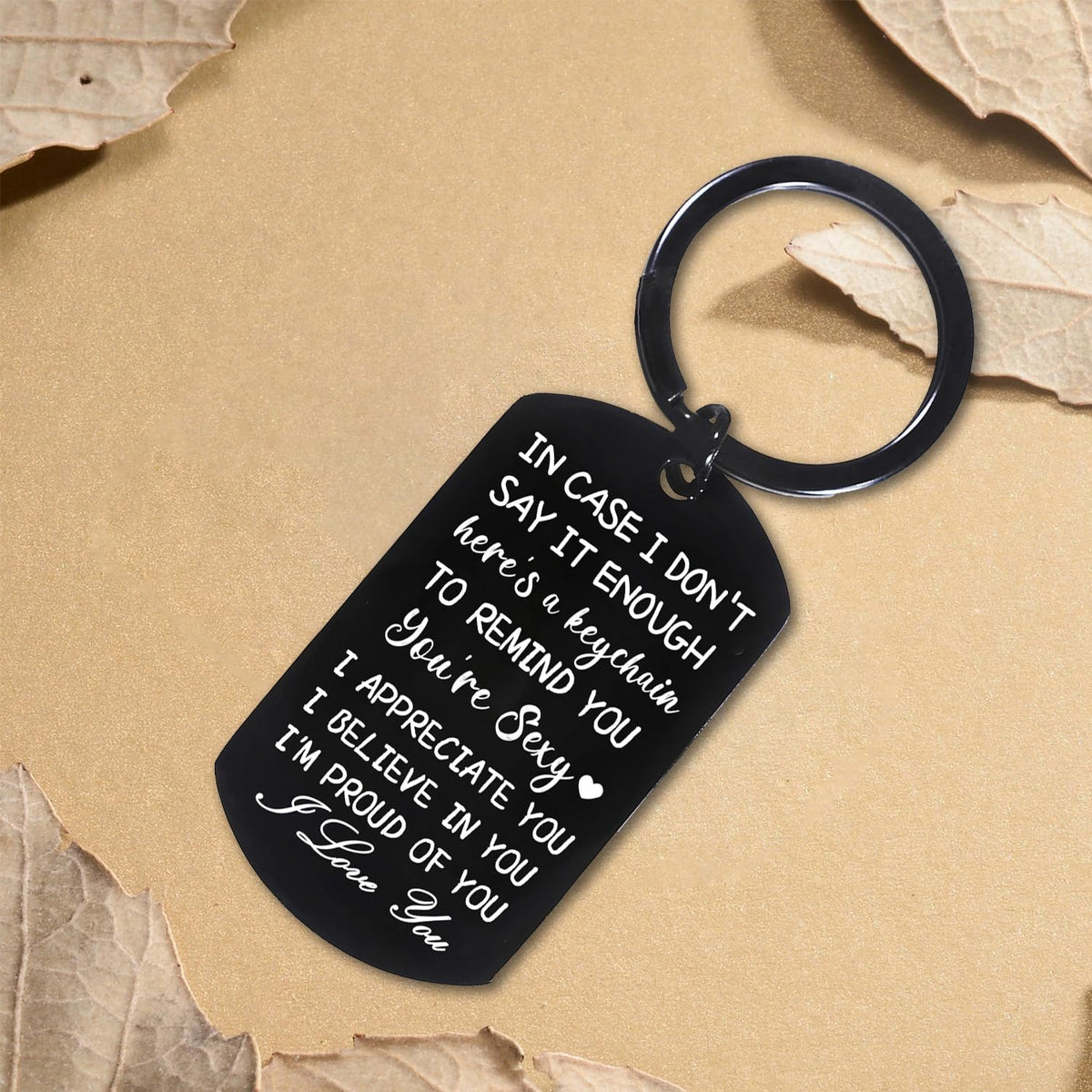 Sisu Couture's Waeceip Anniversary Keychain I Love You Gifts For Him - image 5