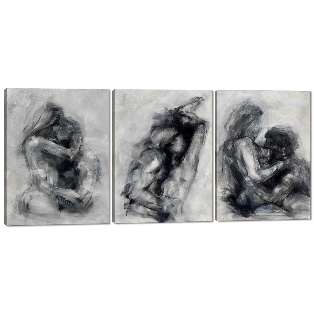 Sisu Couture's 3 Pieces Black And White Sexy Wall Art Sexy - image 1