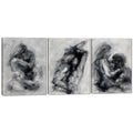 Sisu Couture's 3 Pieces Black And White Sexy Wall Art Sexy - image 1