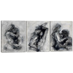 Sisu Couture's 3 Pieces Black And White Sexy Wall Art Sexy - image 1