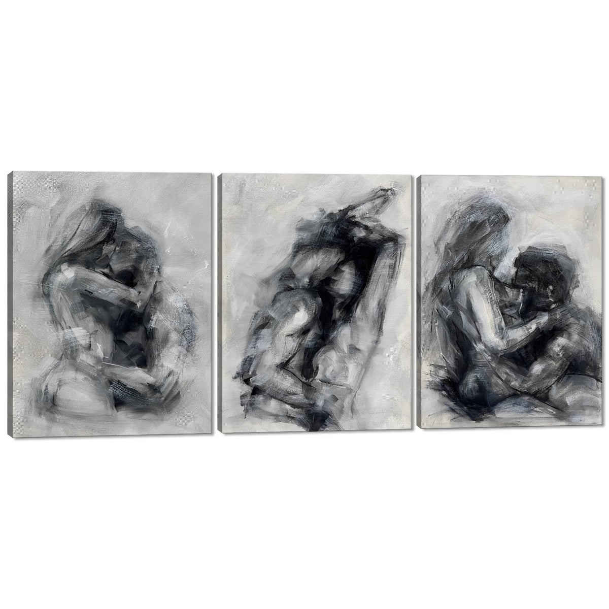 Sisu Couture's 3 Pieces Black And White Sexy Wall Art Sexy - image 1