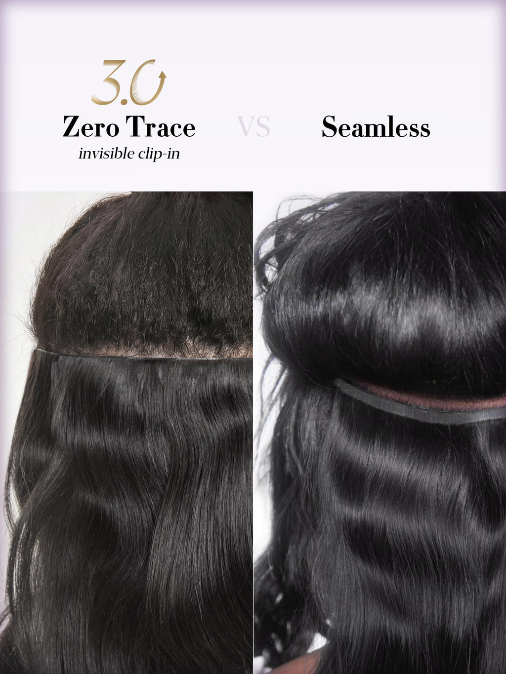 Sisu Couture's Luvme Seamless Body Wave 100% Real Human Hair Clip - image 24