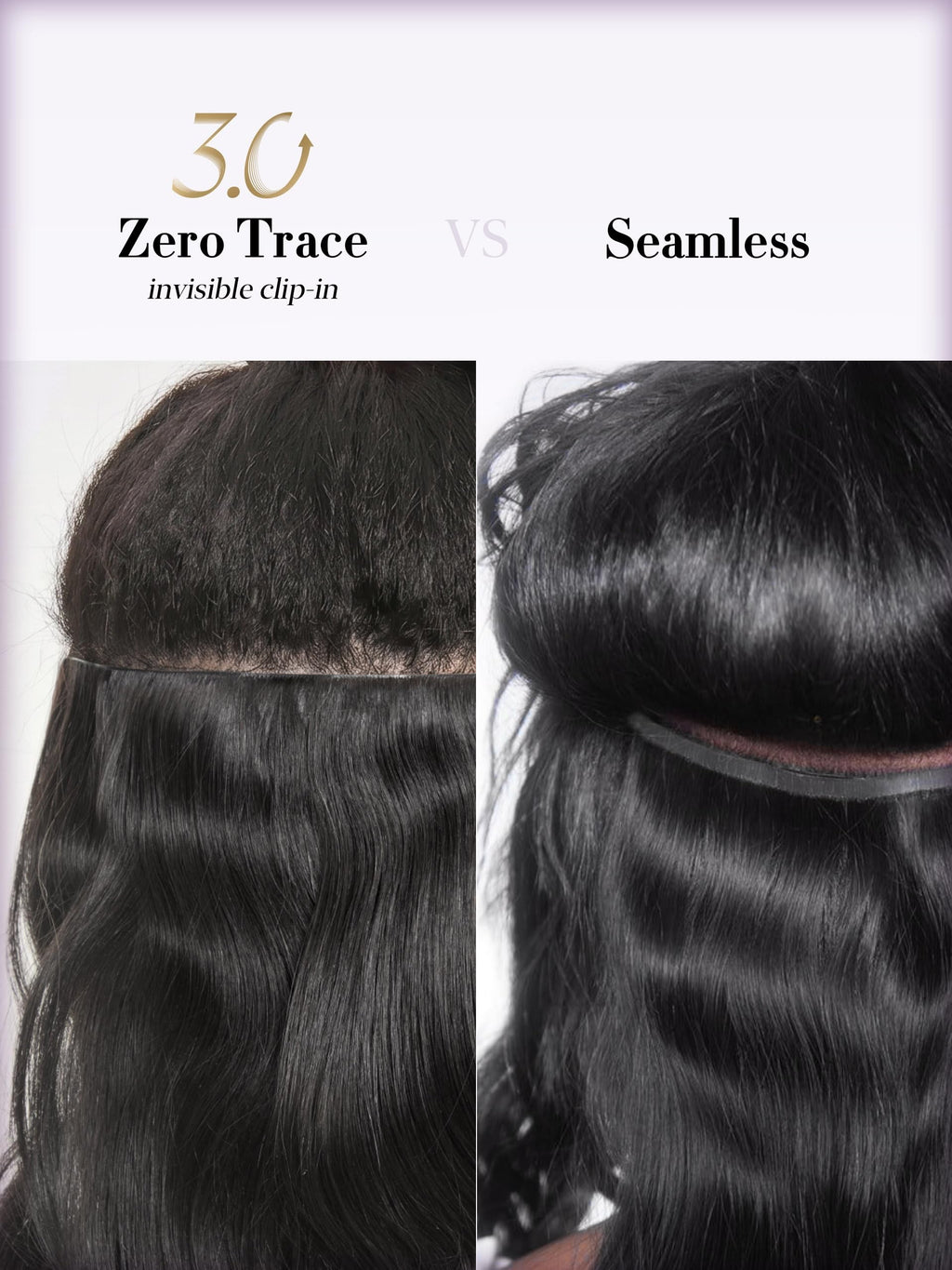 Sisu Couture's Luvme Seamless Body Wave 100% Real Human Hair Clip - image 13