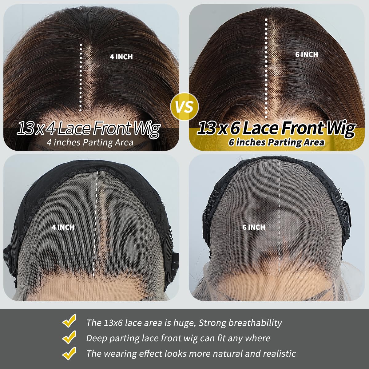 Sisu Couture's Synthetic Lace Front Wig 13x6 HD Lace Wig Highlight - image 17