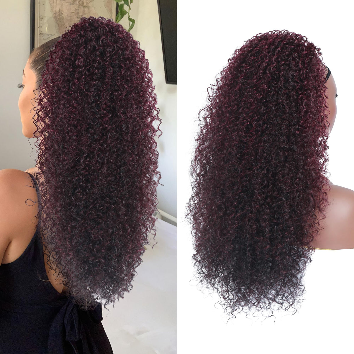 Sisu Couture's Alebery 27 Inch Drawstring Ponytail Extension For Black Deep - image 23