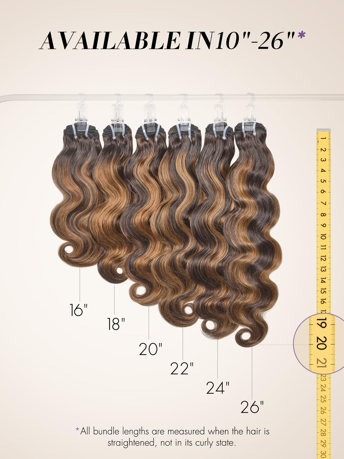 Sisu Couture's Luvme Highlight Body Wave Human Hair Bundles 18 20 - image 10