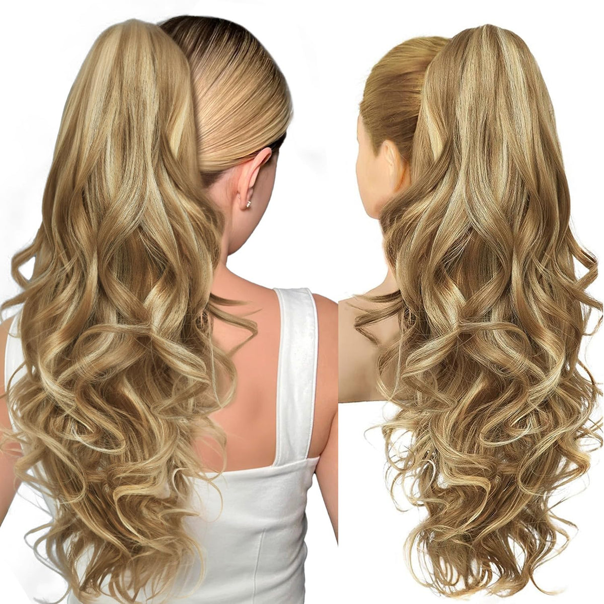 Sisu Couture's 24''long Wavy Ponytail Extension - image 20