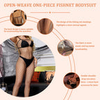 Sisu Couture's Lingerie Fishnet Bodysuit Sparkle Rhinestone Sexy Mesh Teddy Lingerie - image 15