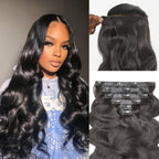 Sisu Couture's Luvme Seamless Body Wave 100% Real Human Hair Clip - image 22