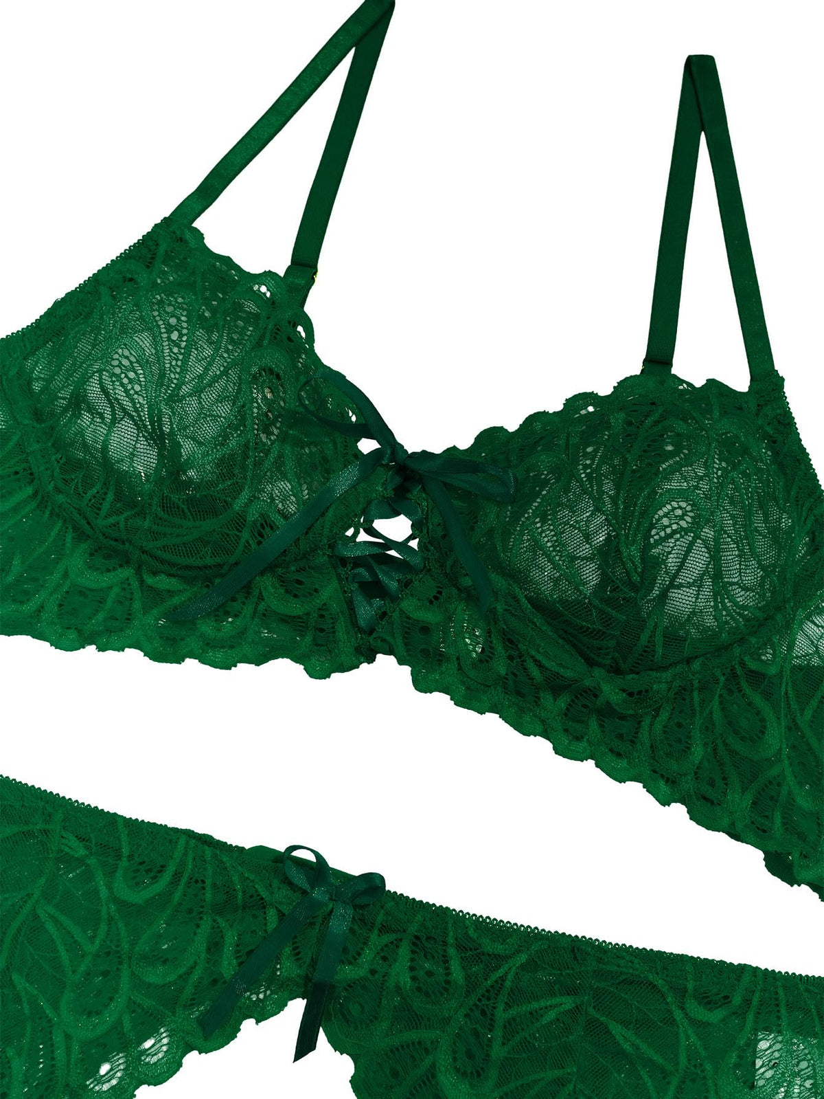 Sisu Couture's Lilosy Sexy Lingerie Outfit Set 3 Piece With Garter - image 18