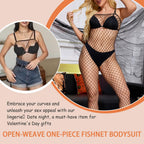Sisu Couture's Lingerie Fishnet Bodysuit Sparkle Rhinestone Sexy Mesh Teddy Lingerie - image 14