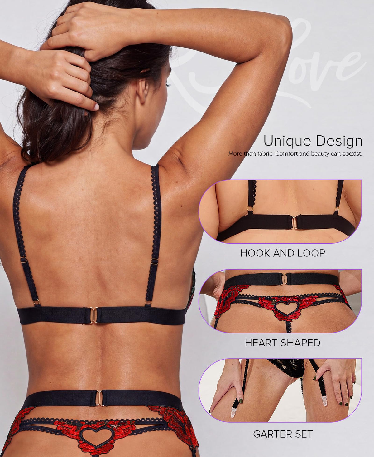 Sisu Couture's Rslove Lingerie Set With Garter Belt - image 16