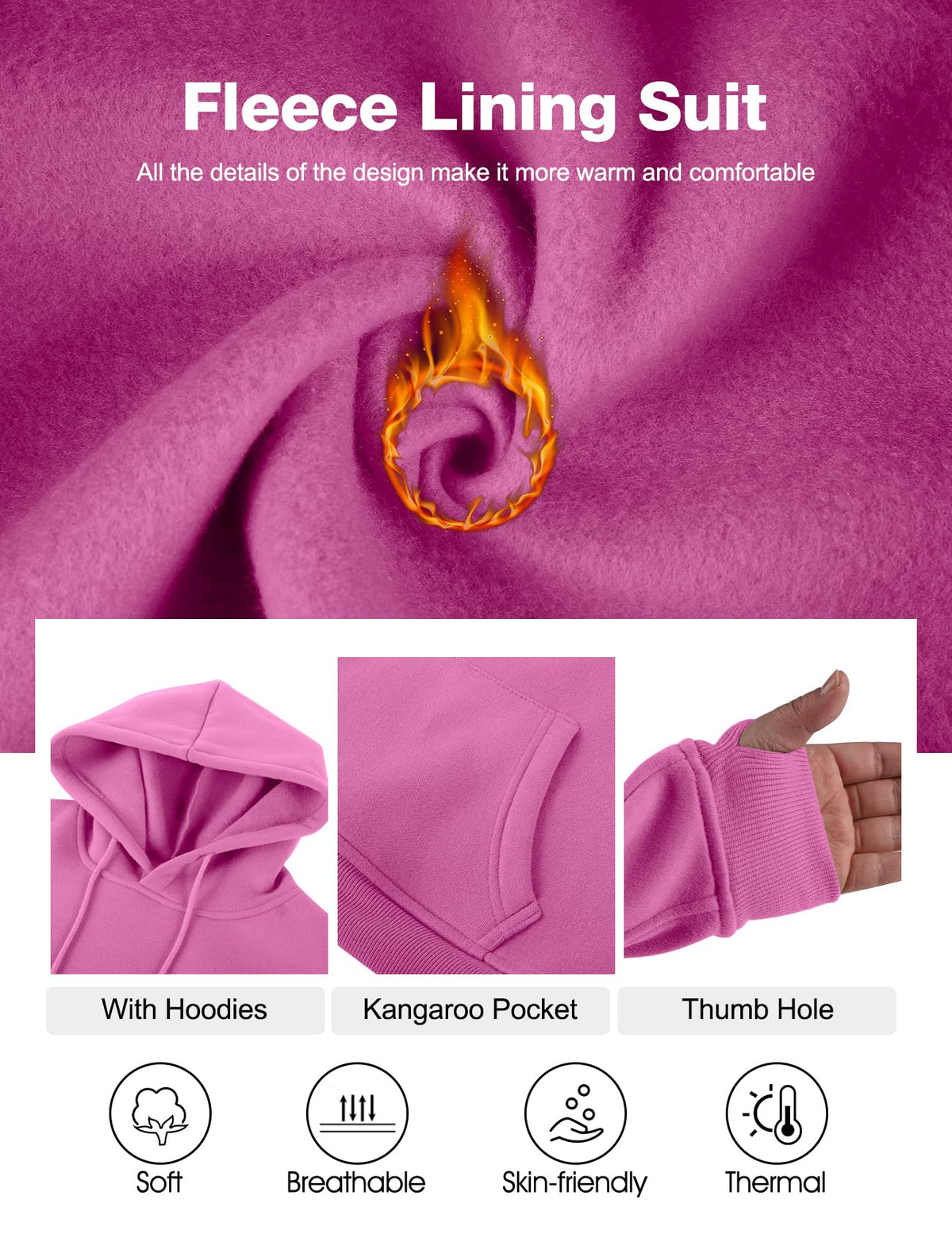 Sisu Couture's Flygo Fleece 2 Piece Outfits Fall Crop Pullover Jogger - image 19