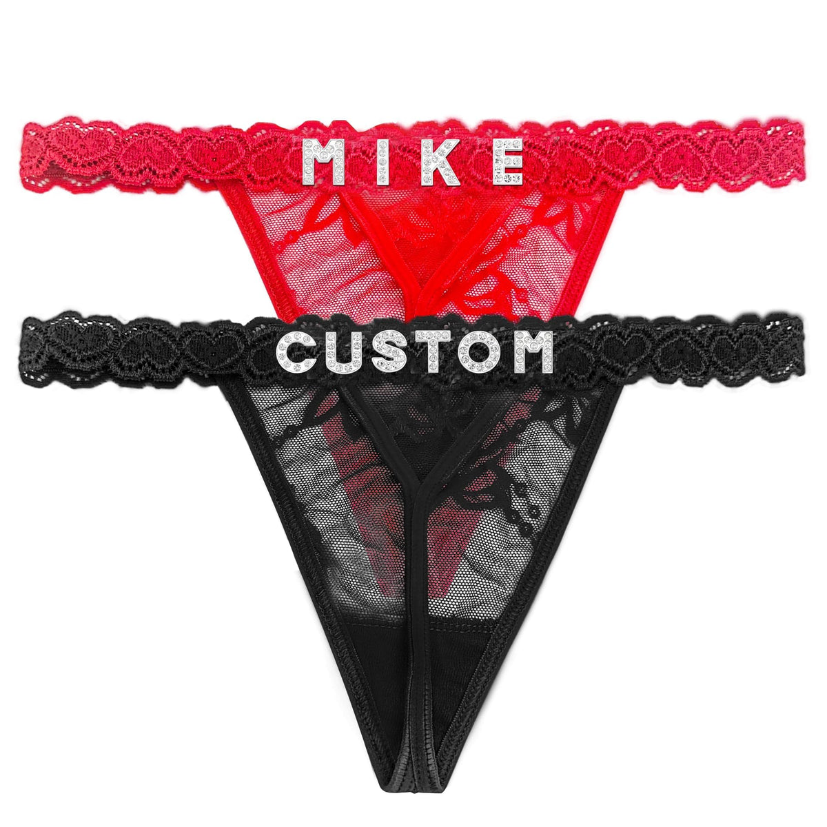 Sisu Couture's Personalized Thongs With Funny Rhinestone Letters - image 24
