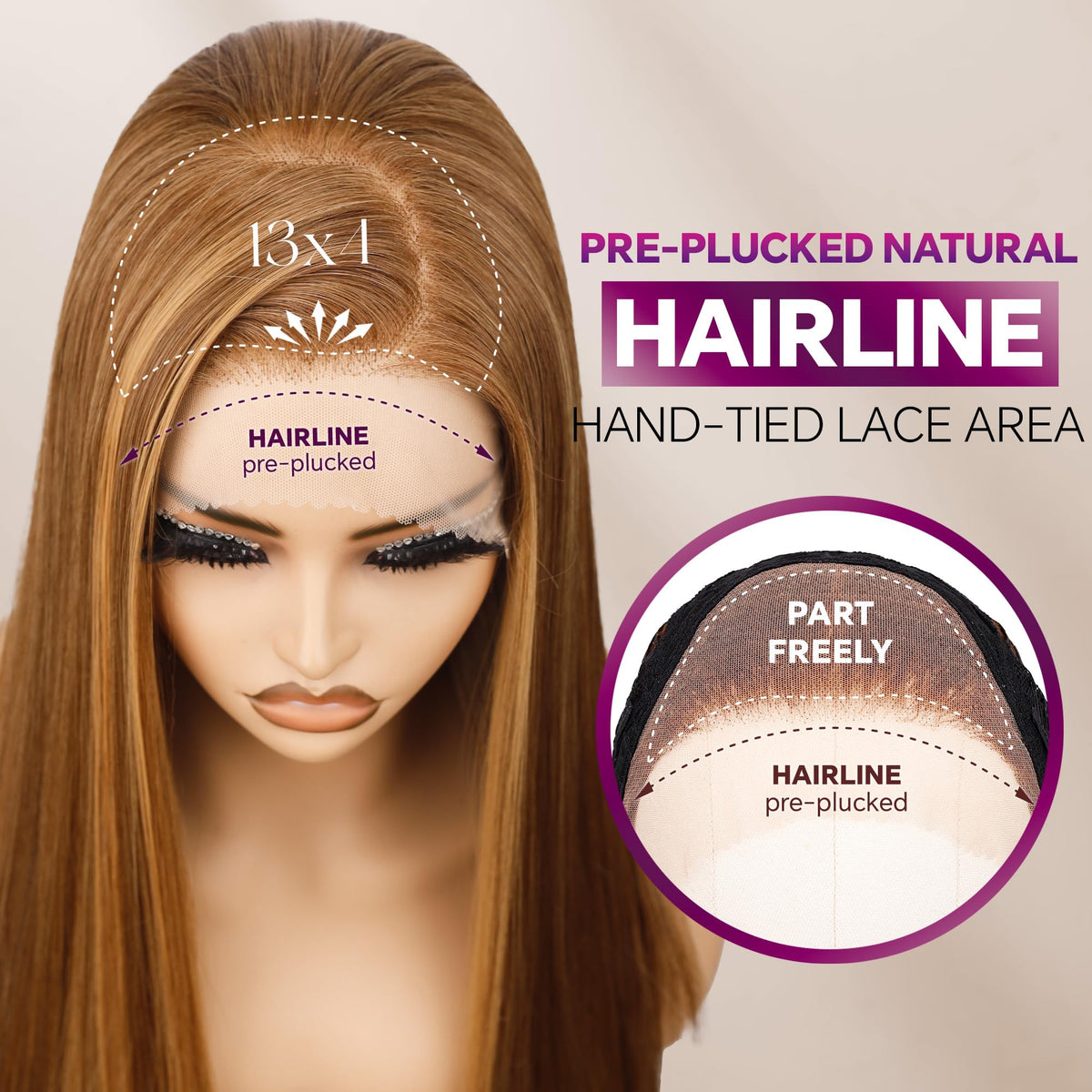 Sisu Couture's Bll Honey Blonde Wig 13x4 Synthetic Lace Front Straight - image 15