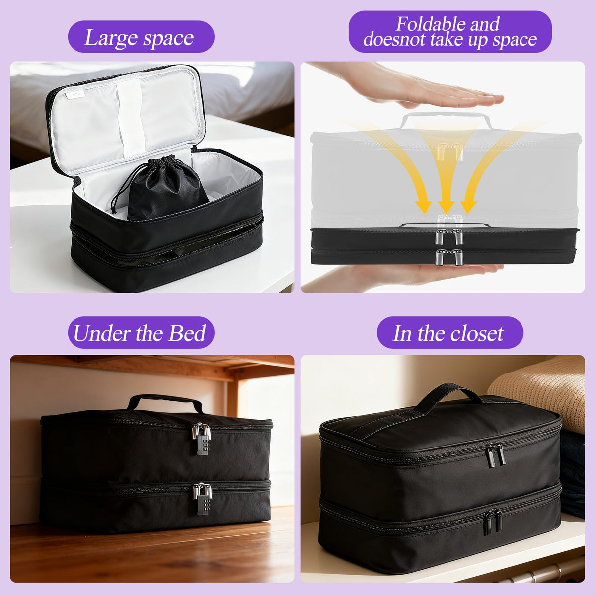 Sisu Couture's Lockable Sex Toy Storage Bag Discreet Toy Box With - image 13